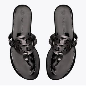Tory Burch patent leather Miller Thong sandal NWT